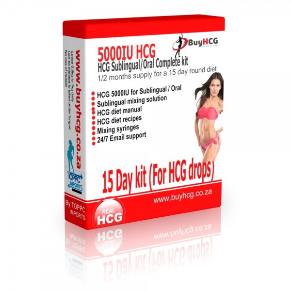hcg sublingual oral drops kit 15 day supply tlc hcg drops